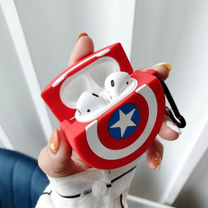 Capinha para Fone de Ouvido Capitão América Escudo