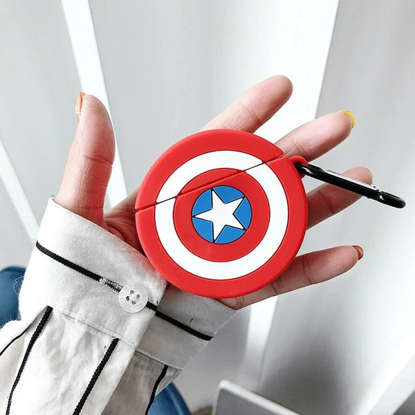 Capinha para Fone de Ouvido Capitão América Escudo