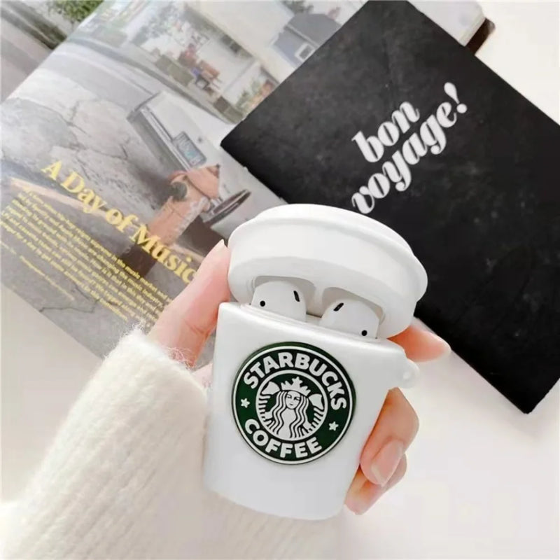 Capinha para Fone de Ouvido Starbucks White - AirTec 1/2