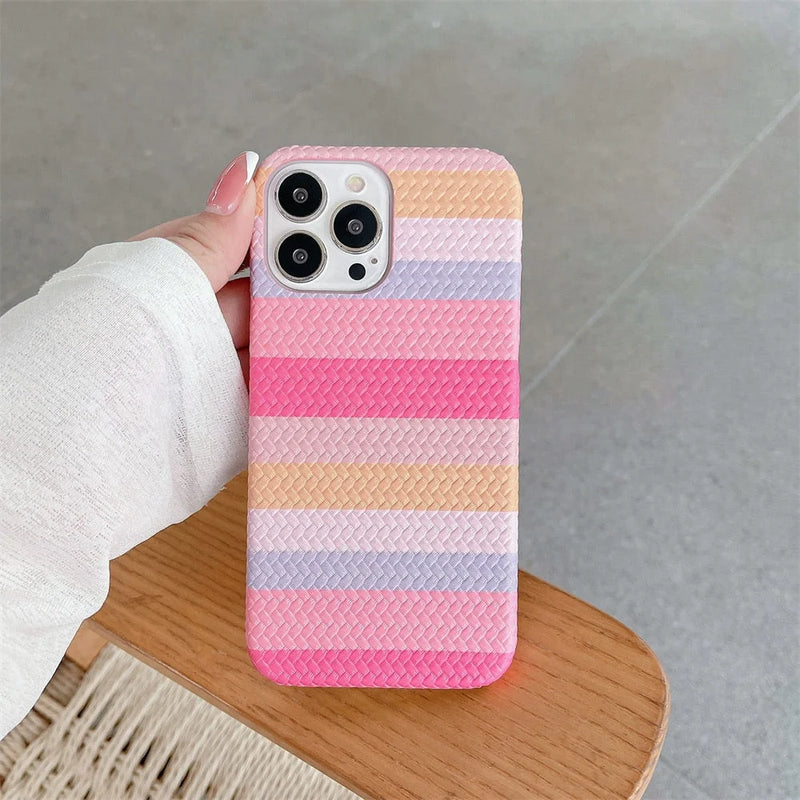 Case Candy - Rosa Azul e Amarelo / iPhone 14