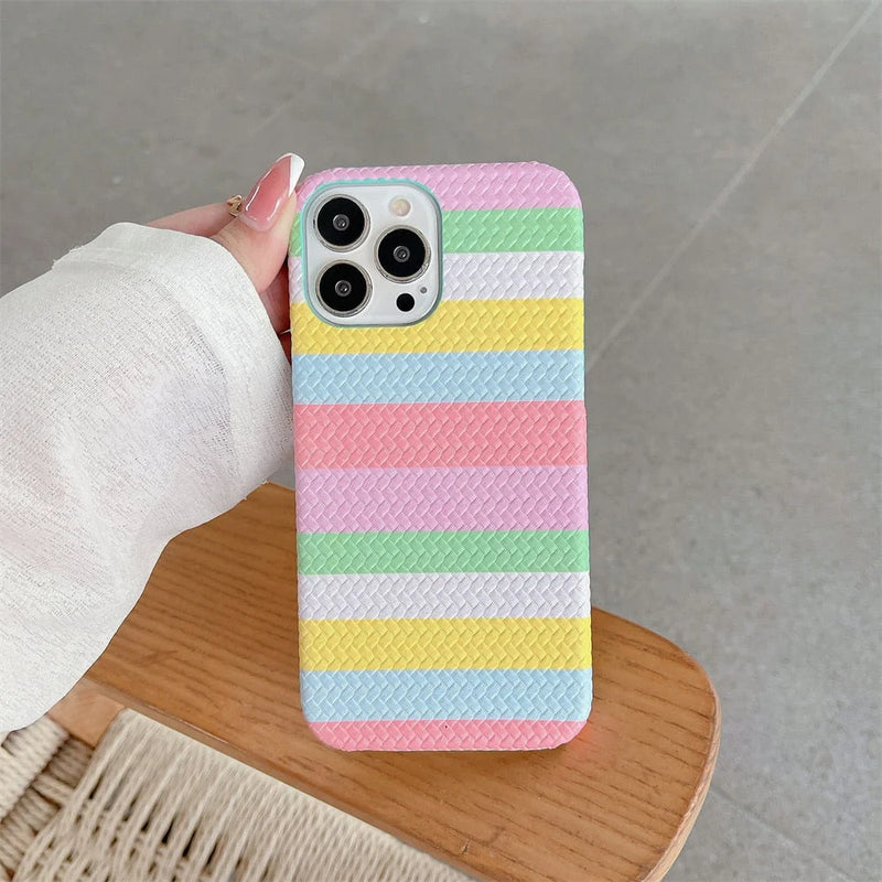 Case Candy - Rosa Verde e Branco / iPhone 14