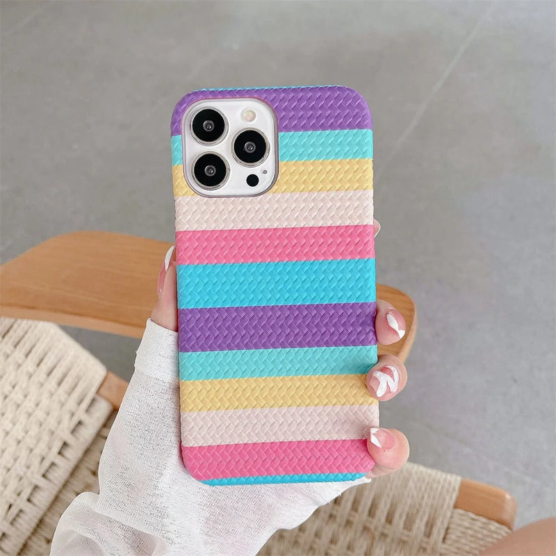 Case Candy - Roxo Verde e Amarelo / iPhone 14