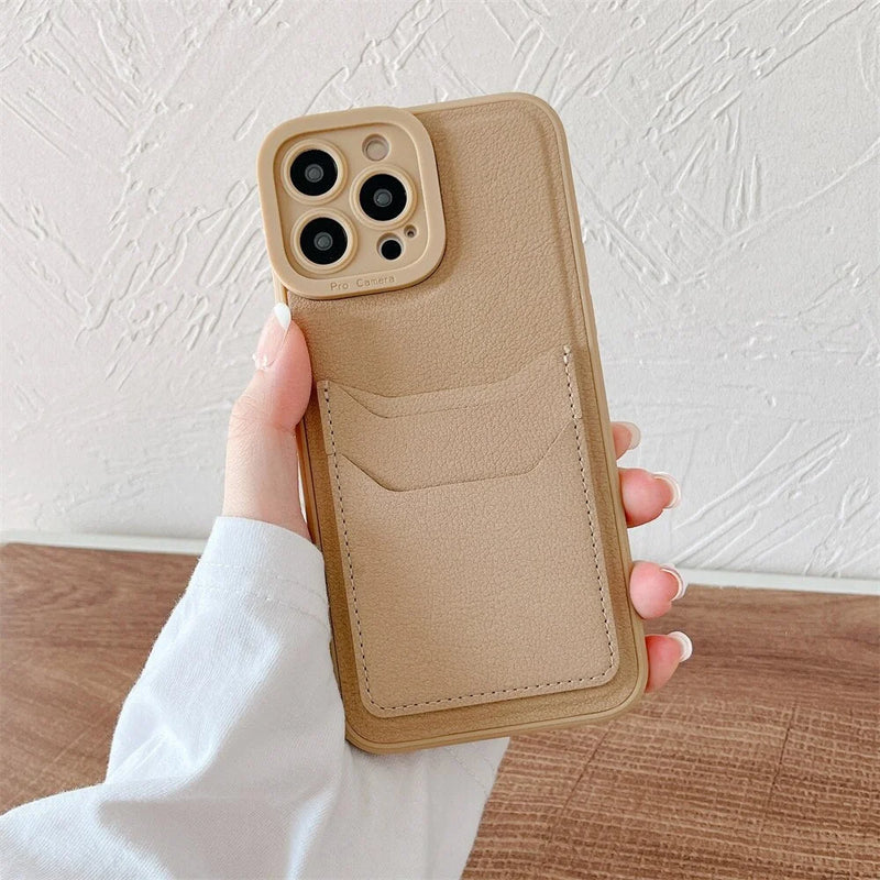 Case Card Duo - Bege / iPhone 14