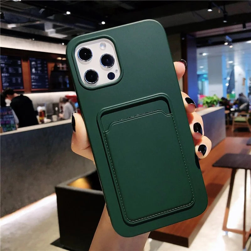 Case Card - iPhone 13 Mini / Verde Escuro