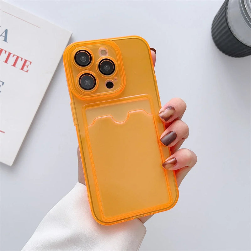 Case Card Summer - Laranja / iPhone 14