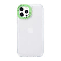 Case Clear Colors - iPhone 13 / Transparente e Verde