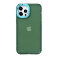 Case Clear Colors - iPhone 13 / Verde e Azul