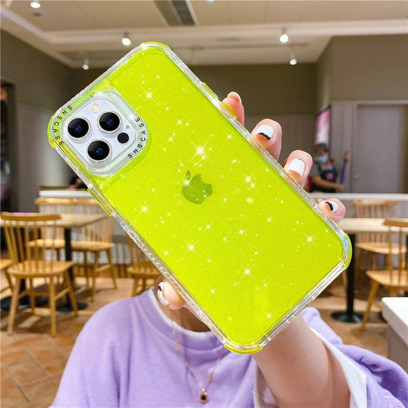 Case Color Bumper Shine - iPhone 14 / Amarelo