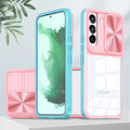 Case Cover Bumper - Linha Samsung Rosa e Azul / S23