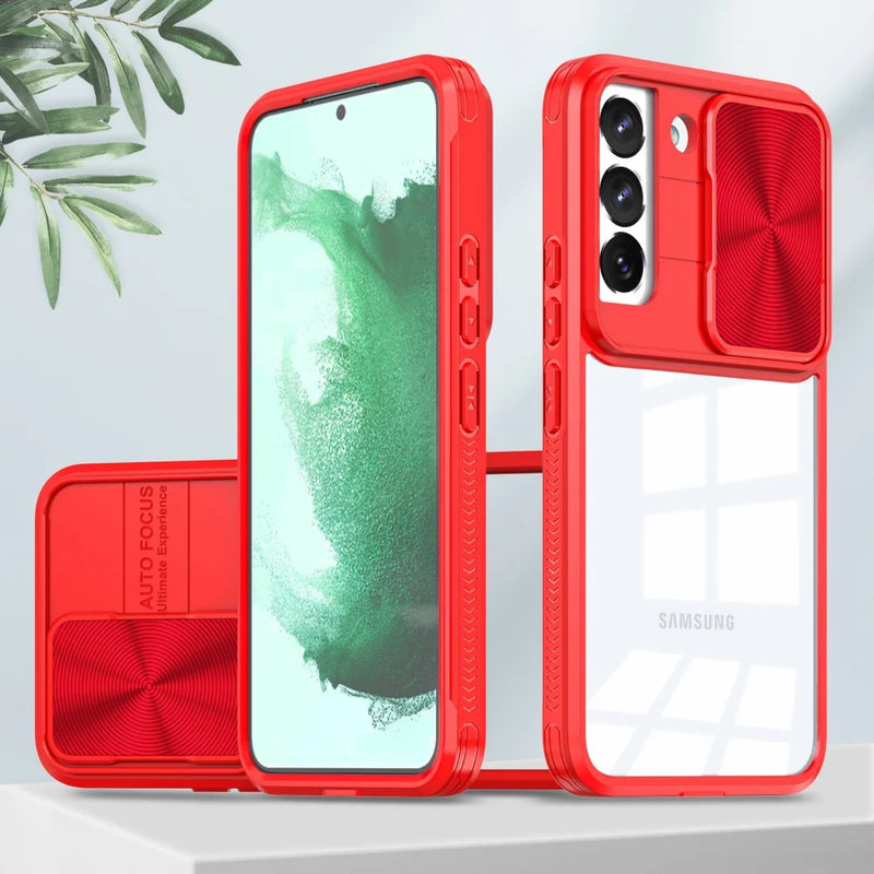 Case Cover Bumper - Linha Samsung Vermelho / S23