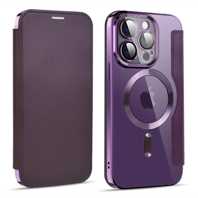 Case Flip Wallet - Roxo Profundo / iPhone 14