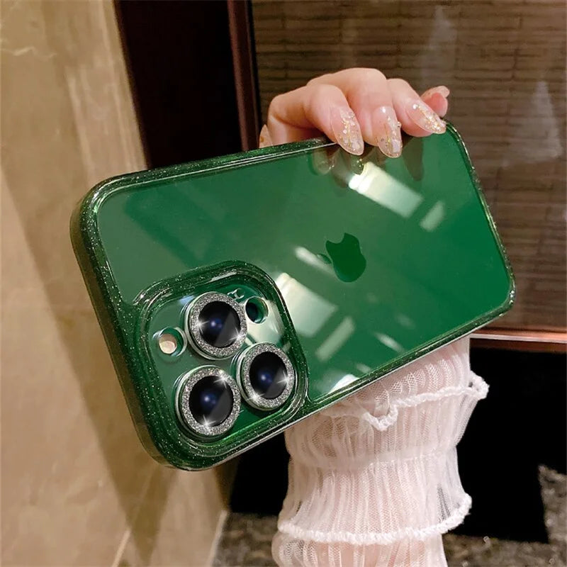 Case Glitter Lens