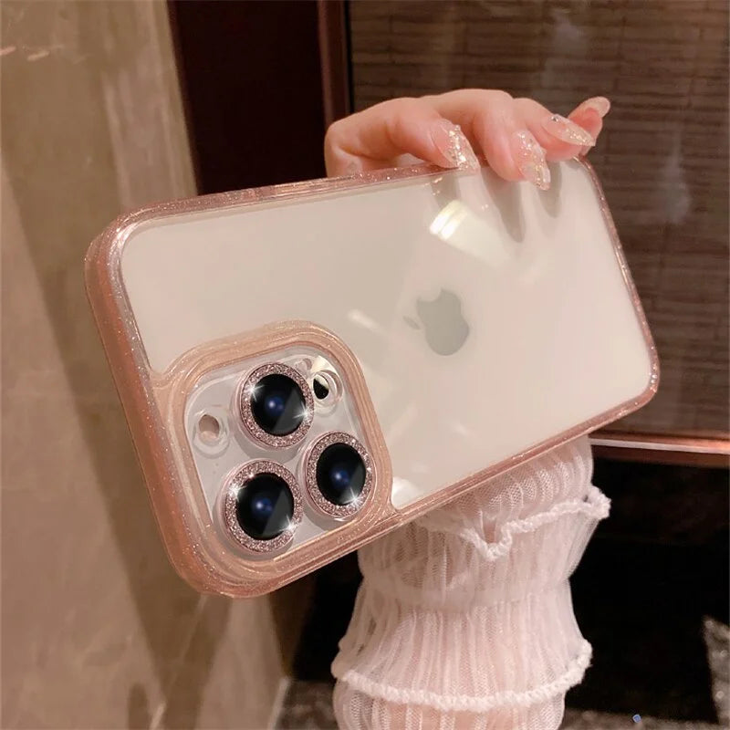 Case Glitter Lens