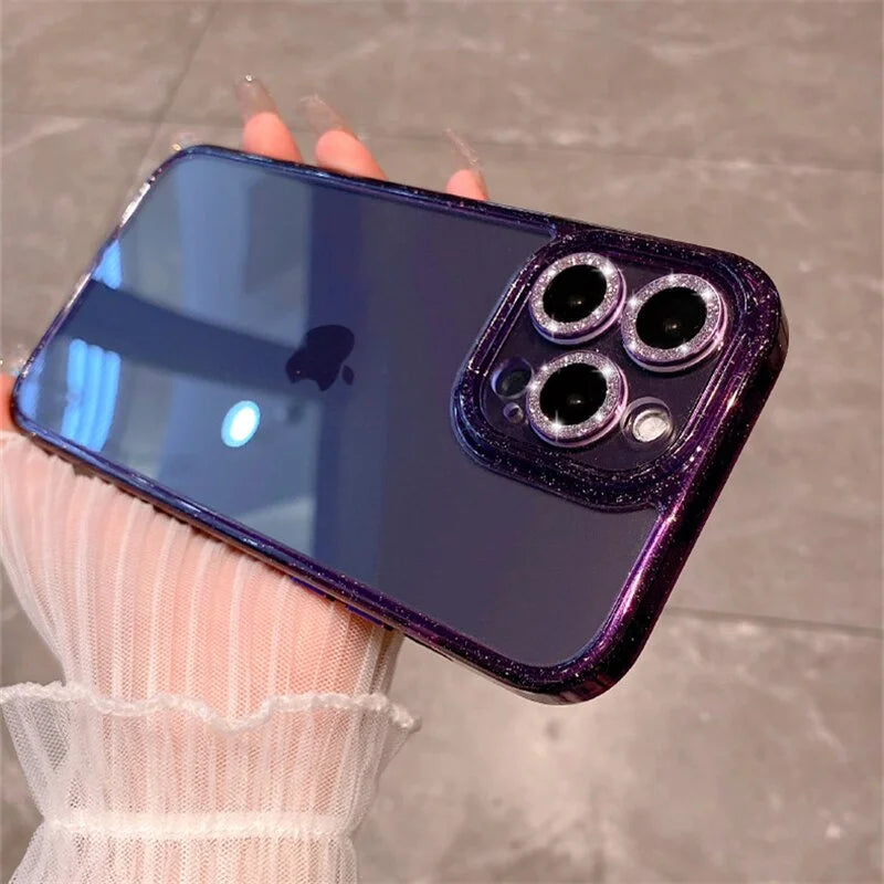 Case Glitter Lens