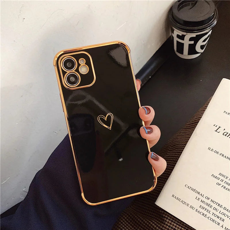 Case Heart - iPhone 7 e 8 / Preto