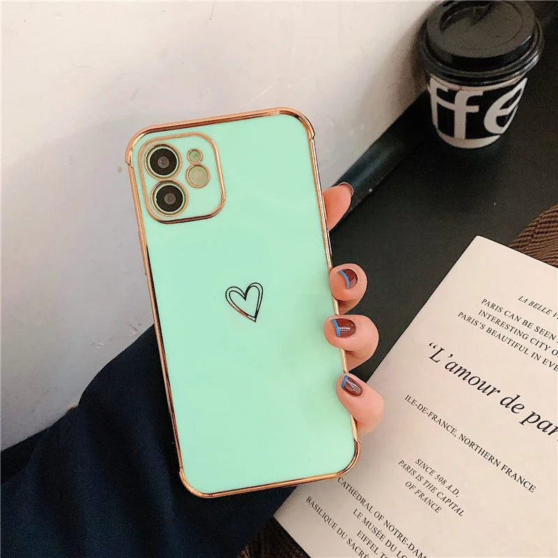 Case Heart - iPhone 7 e 8 / Verde