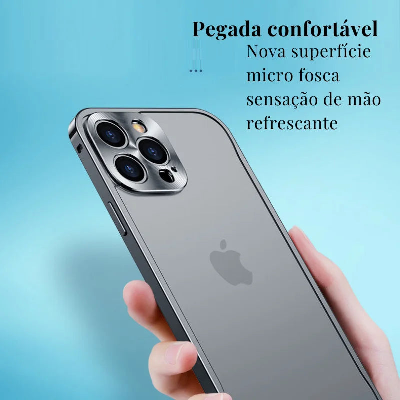 Case iPhone Metal Protect - Feita de Alumínio Aeronáutico