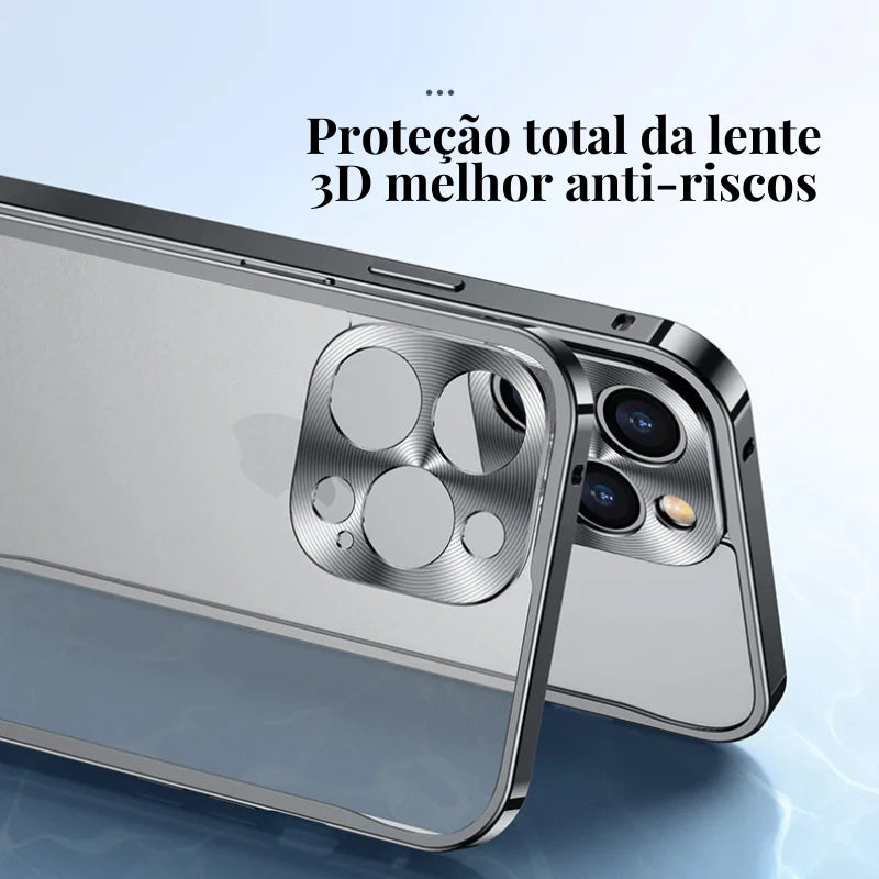 Case iPhone Metal Protect - Feita de Alumínio Aeronáutico