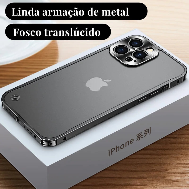 Case iPhone Metal Protect - Feita de Alumínio Aeronáutico