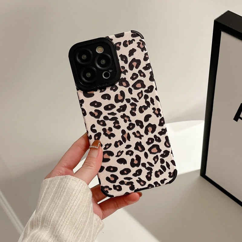 Case Leopard Rose