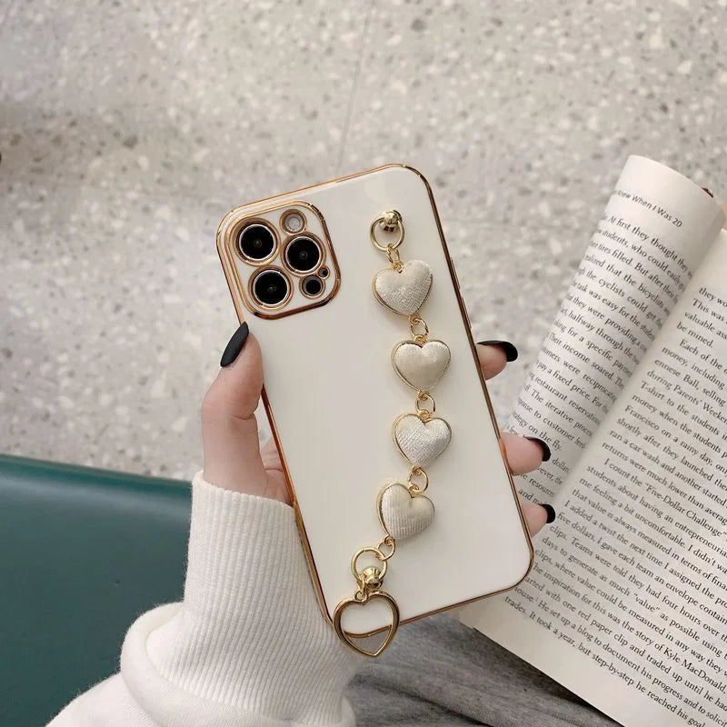 Case Love Chain - iPhone 7 e 8 / Branco