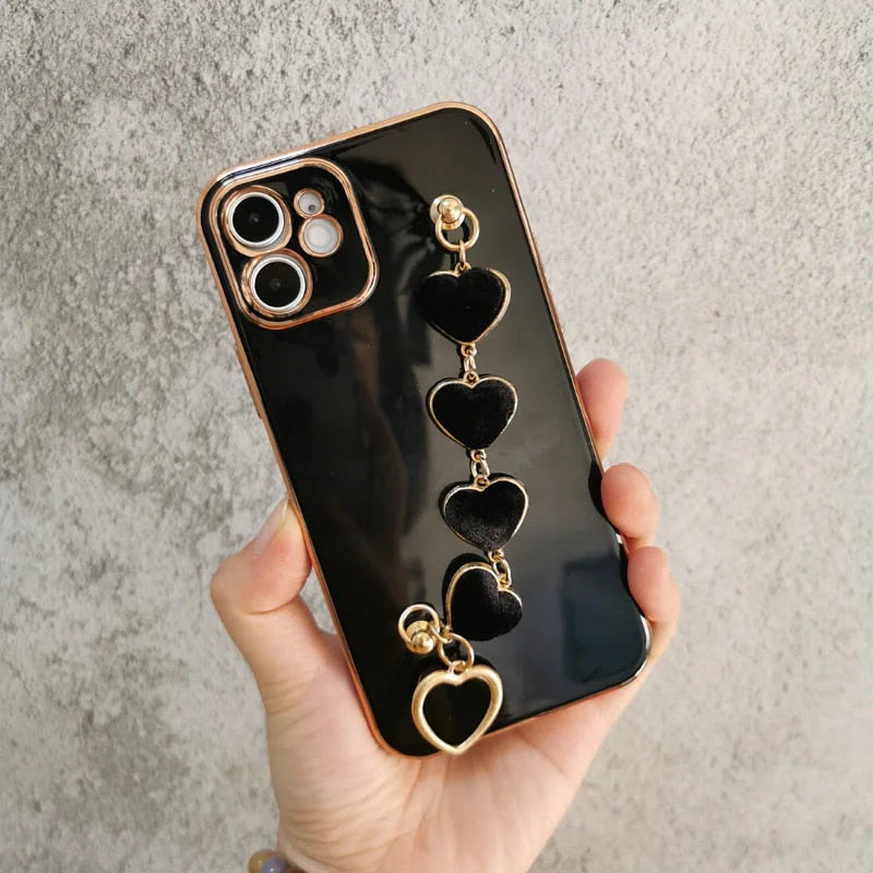 Case Love Chain - iPhone 7 e 8 / Preto