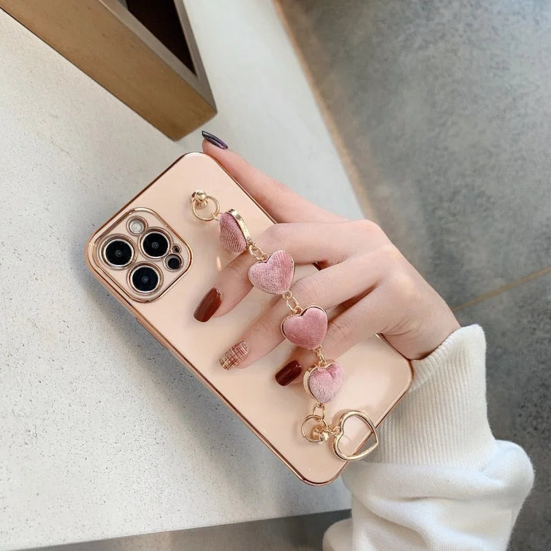 Case Love Chain - iPhone 7 e 8 / Rosa