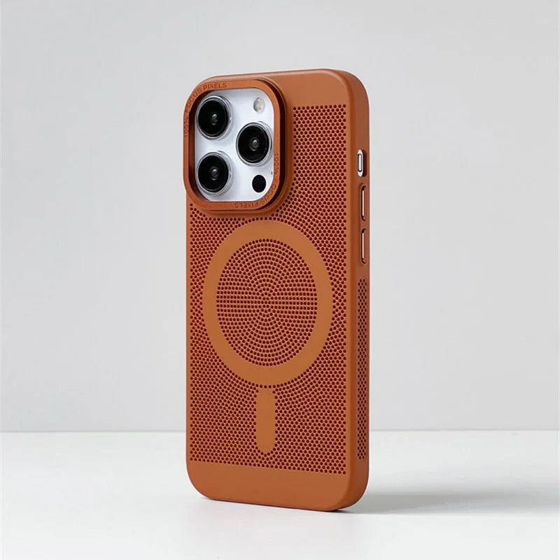 Case Mag Breathe - iPhone 14 / Marrom