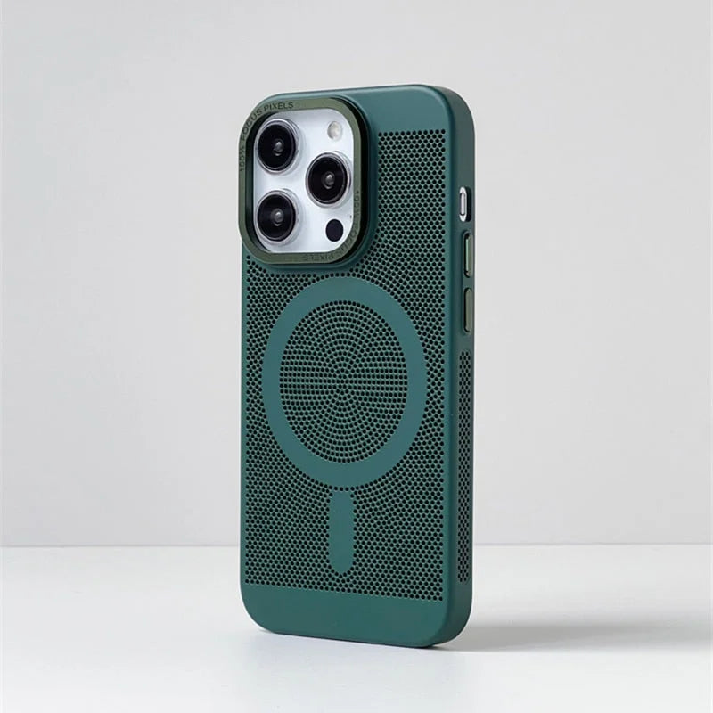 Case Mag Breathe - iPhone 14 / Verde