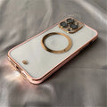 Case Mag Golden - Rosa / iPhone 14