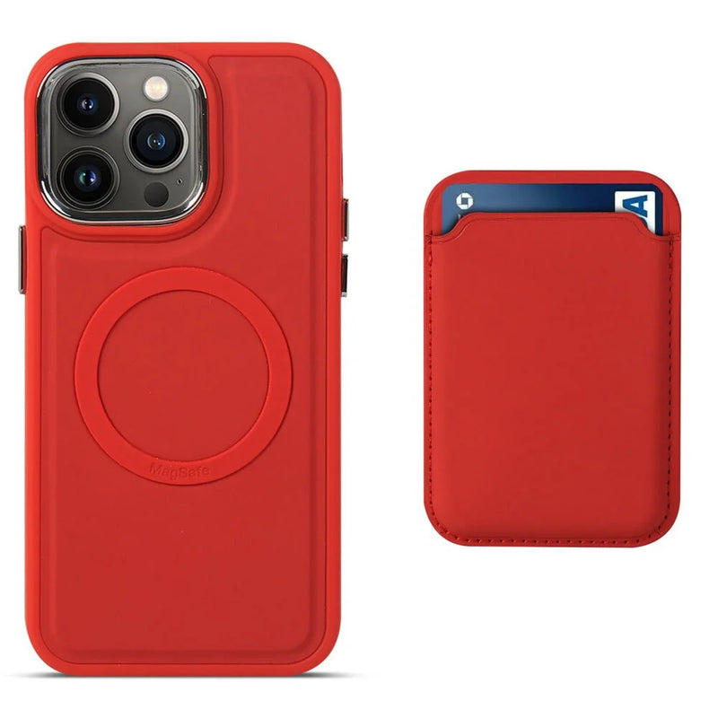 Case Mag Wallet - iPhone 13 / Vermelho