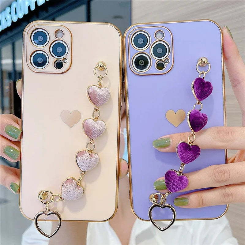 Case Matte Love Chain