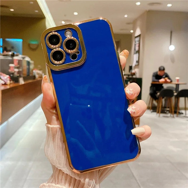 Case Pro Golden - iPhone 13 / Azul