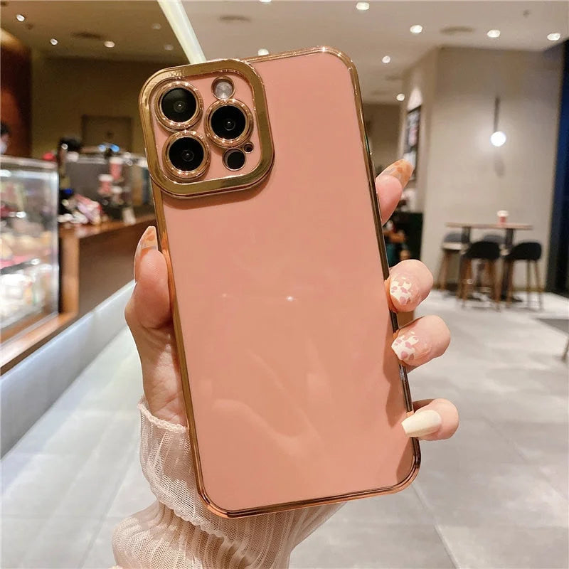 Case Pro Golden - iPhone 13 / Rosa