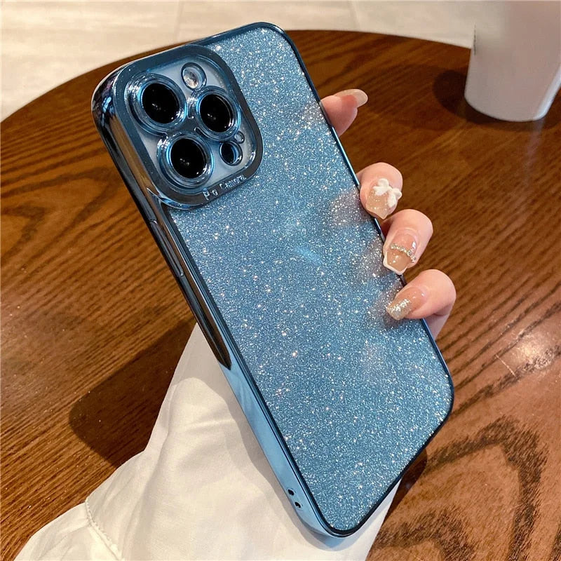 Case Pro Shine - iPhone 15 / Azul Claro