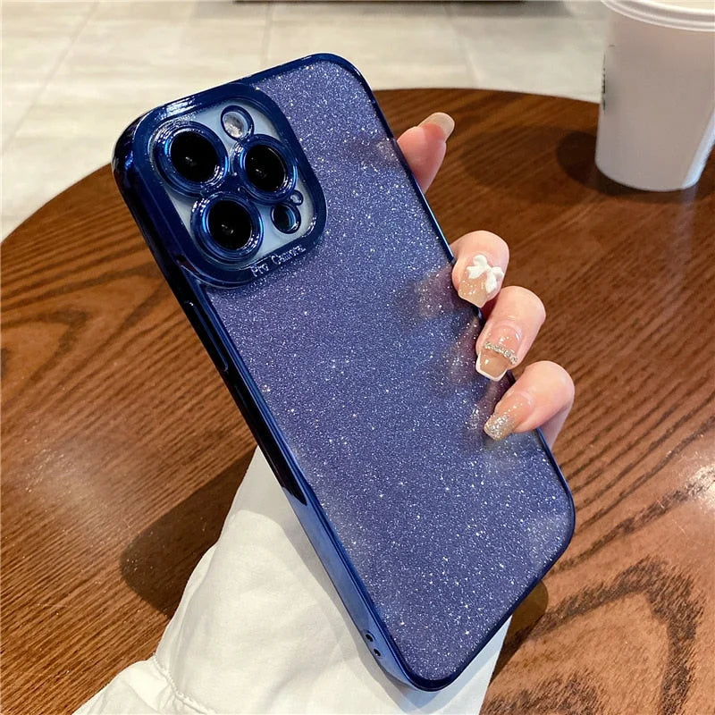 Case Pro Shine - iPhone 15 / Azul Escuro