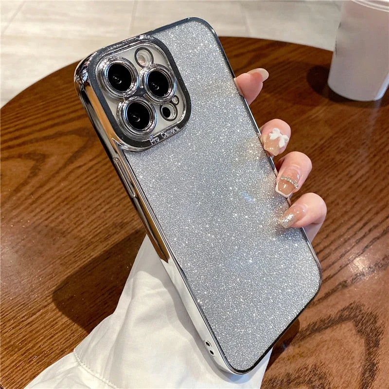 Case Pro Shine - iPhone 15 / Prateado