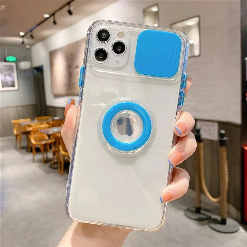 Case Ring Color - iPhone 13 e 14 / Azul