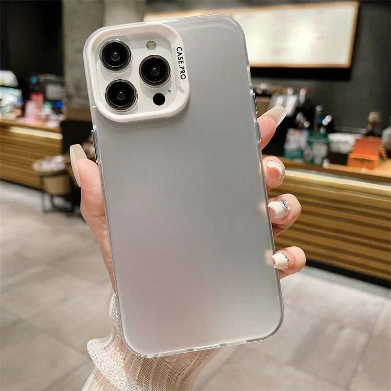 Case Skin Matte - Branco / iPhone 14