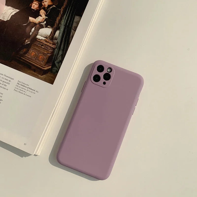 Case Skin Nude - iPhone 7, 8 e SE 2020 / Roxo