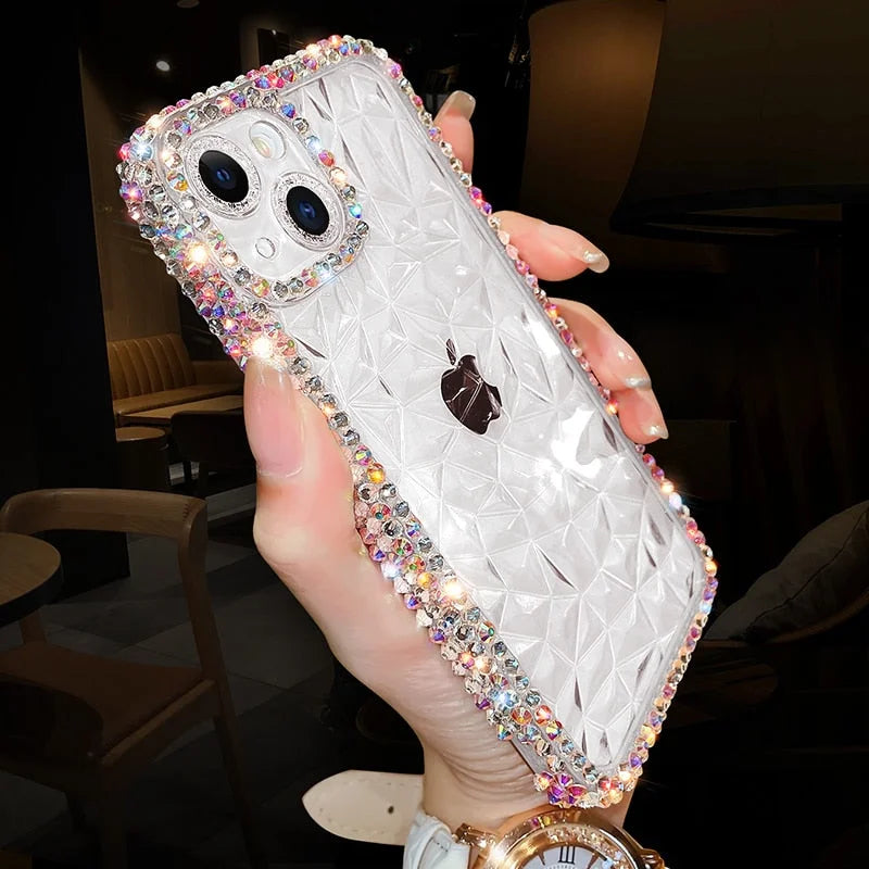 Case Strass - iPhone 7, 8 e SE 2020 / Transparente