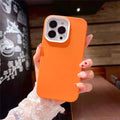 Case Twin Colors - iPhone 14 / Laranja