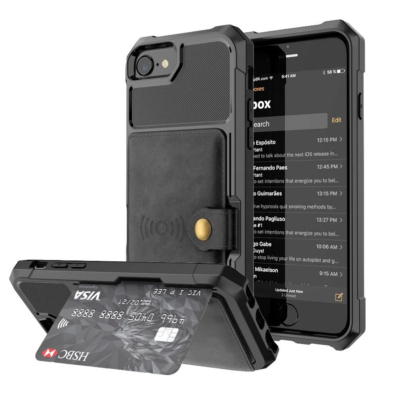 Case Wallet - Preto / iPhone 6 e 6s