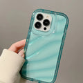 Case Wavy Bumper - Verde Água / iPhone 14