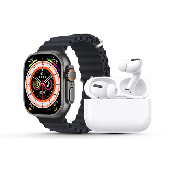 Combo AirTec Pro 2 + Smartwatch Iwo Ultra Compre 1 e Leve