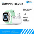 Combo AirTec Pro 2 + Smartwatch Iwo Ultra Compre 1 e Leve