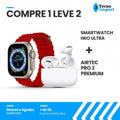 Combo AirTec Pro 2 + Smartwatch Iwo Ultra Compre 1 e Leve