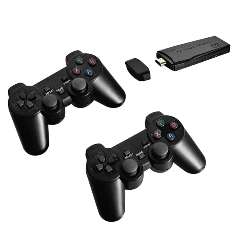 Game Stick 4k com 2 Controles e 11.420 JOGOS