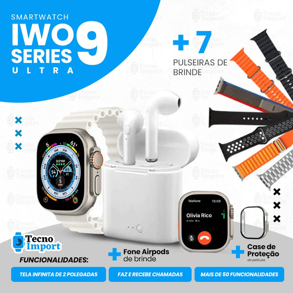 Lançamento Kit Smartwatch Serie 9 Ultra® + Airtec 2 [7