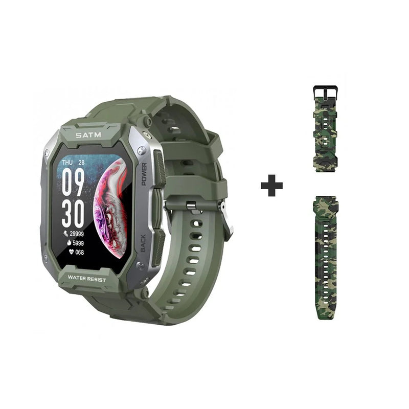 Lançamento Smartwatch Indestrutível Militar - Verde + 2